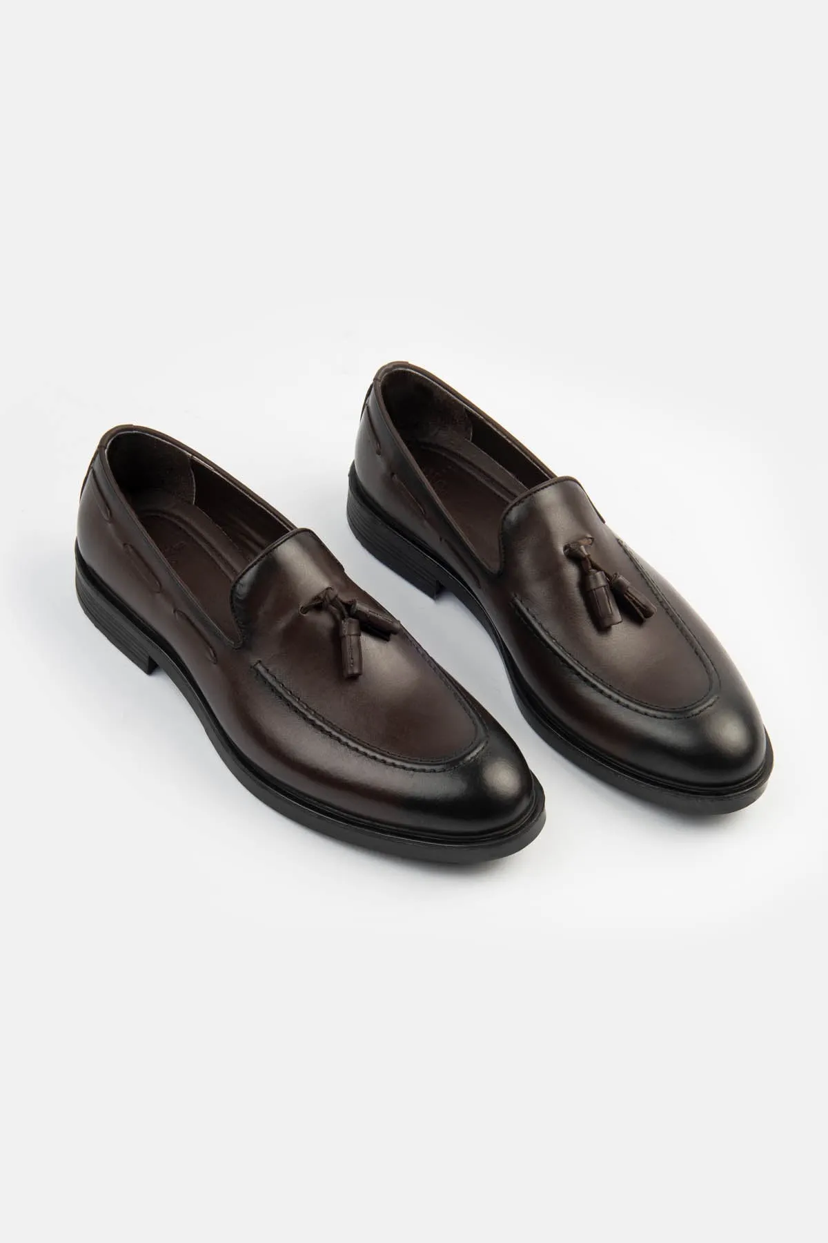 Loafer Dark Brown Leather Shoes
