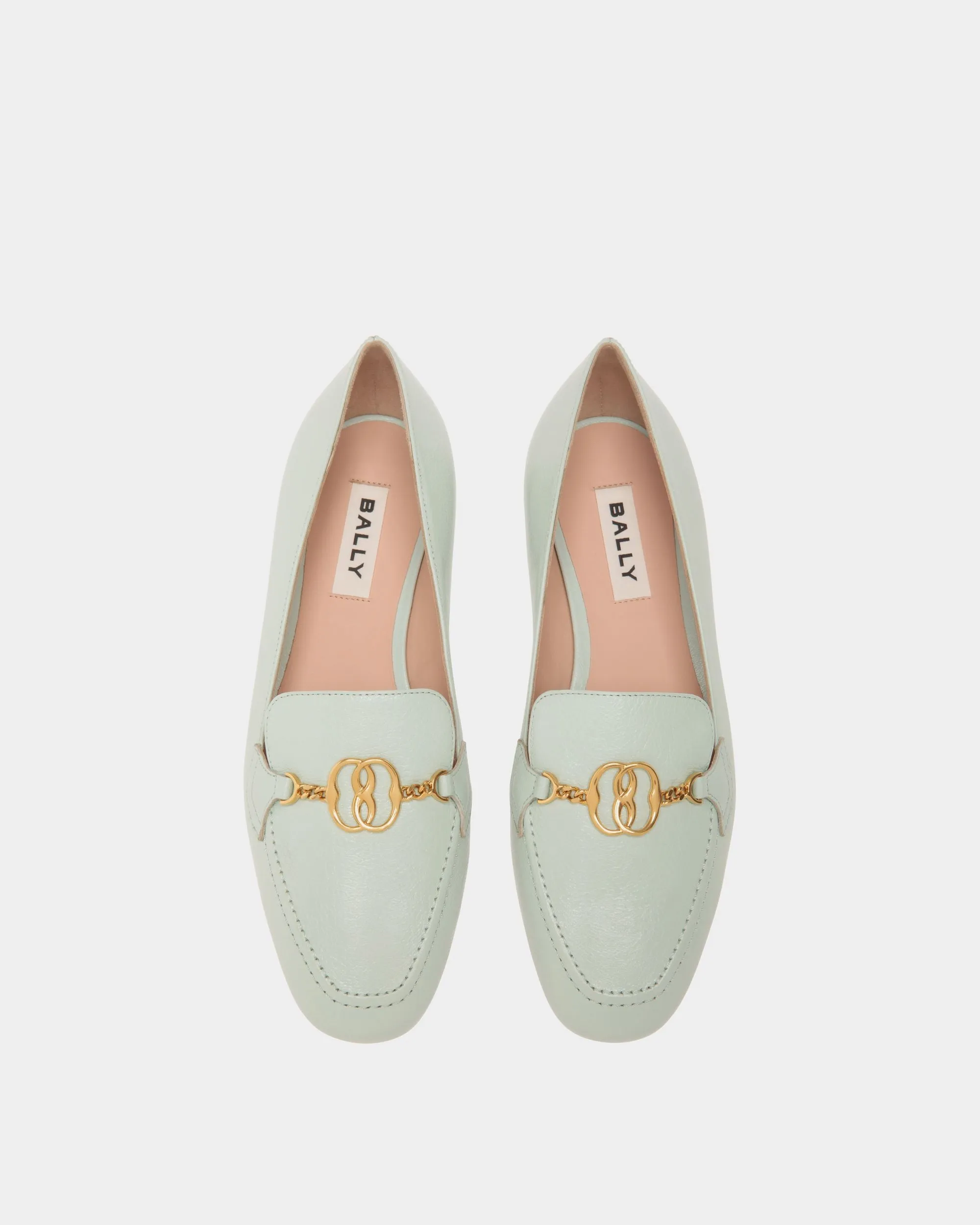 Loafer In Blue Leather