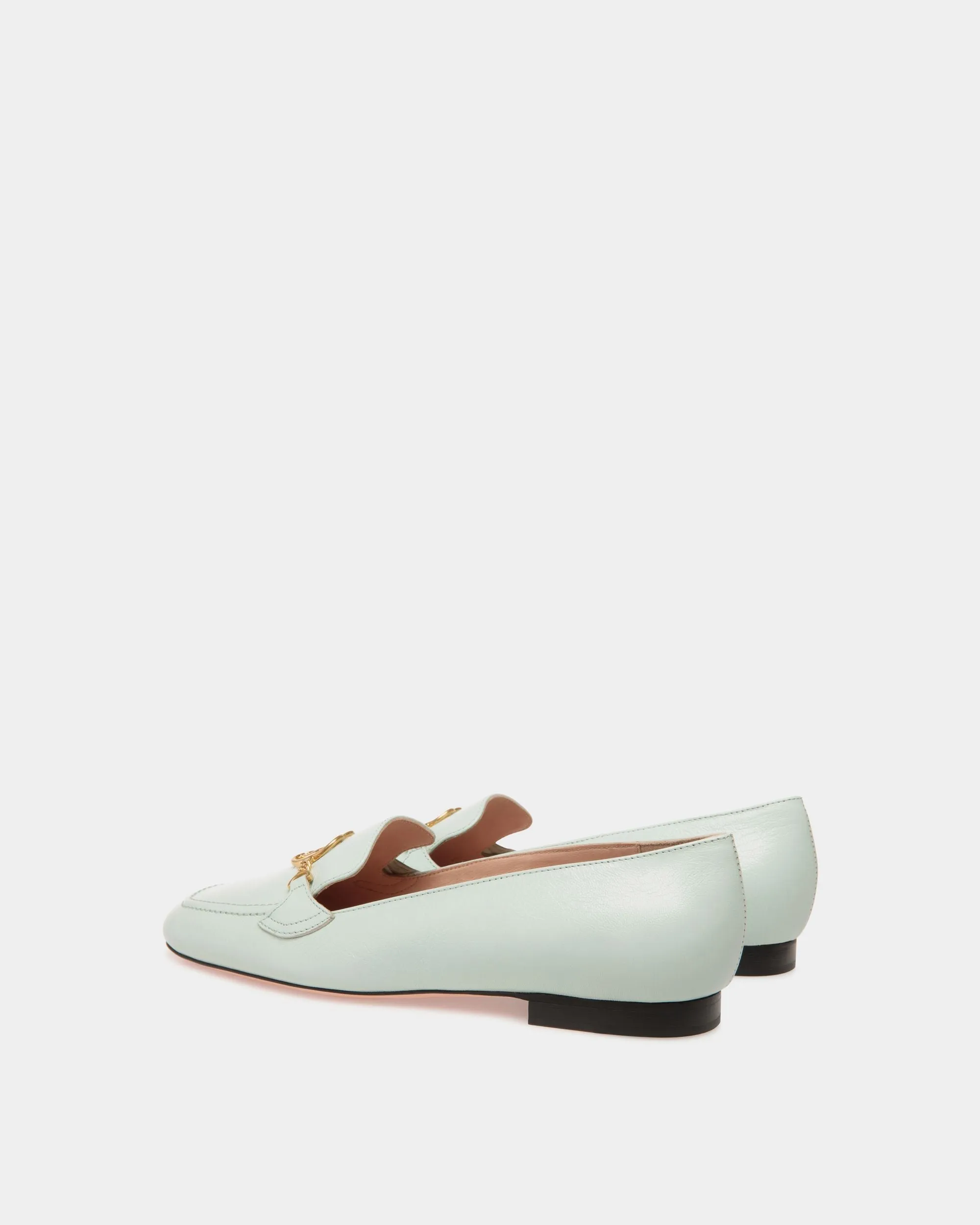 Loafer In Blue Leather