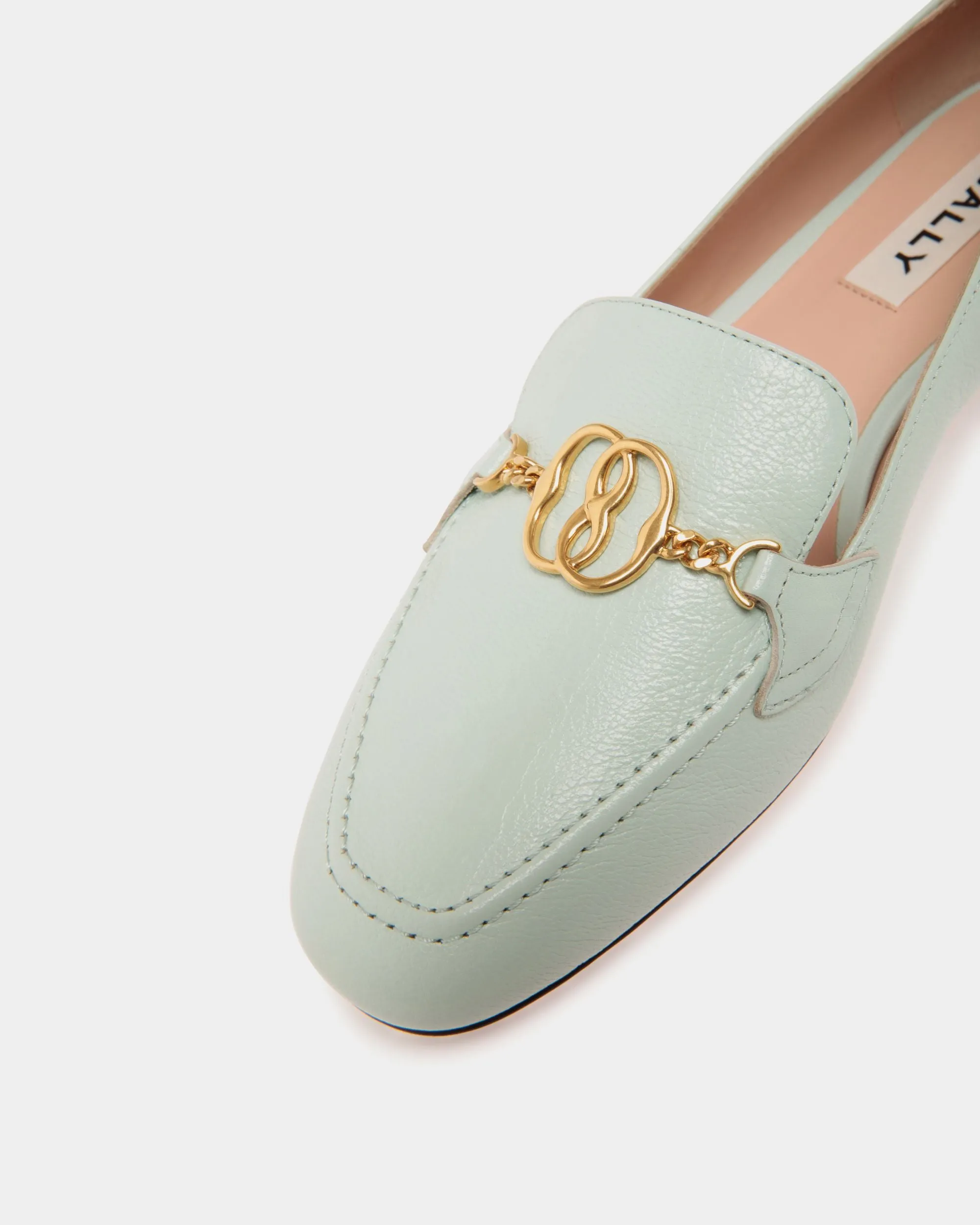 Loafer In Blue Leather