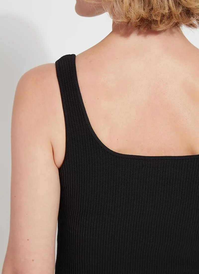Lyssé Avril Sculpting Tank Top – Ribbed Knit Tank Tops for Women and Fitted Tank Top with 4-Way Stretch