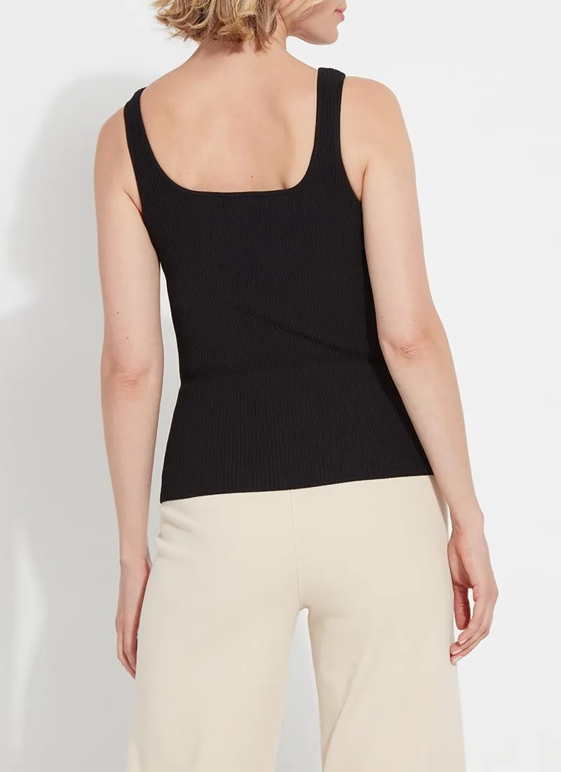 Lyssé Avril Sculpting Tank Top – Ribbed Knit Tank Tops for Women and Fitted Tank Top with 4-Way Stretch