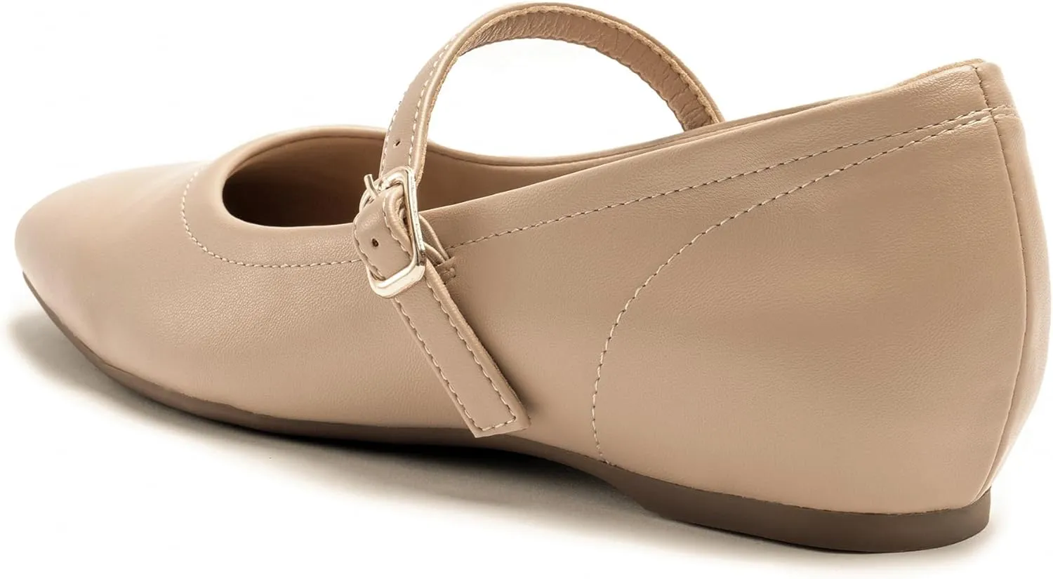 Mary Jane Flat Shoes with Arch Support and Hidden Wedge Heel, Women Ballet Flats, Mary Jane Flats, Comfortable Dress Shoes