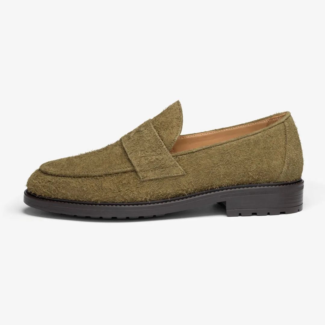 Men's Antelope Textured Suede Lug Centesimo