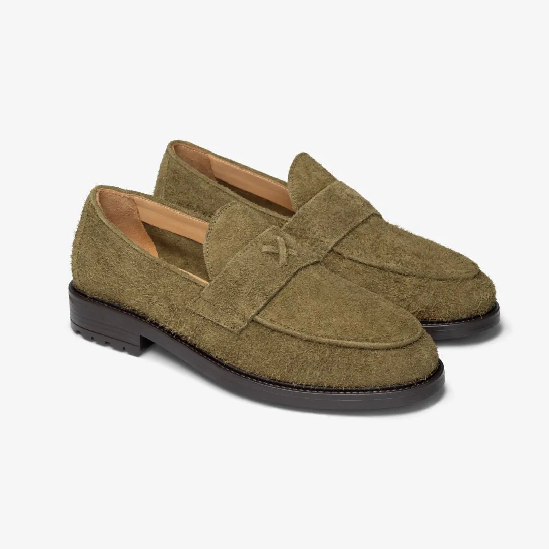 Men's Antelope Textured Suede Lug Centesimo