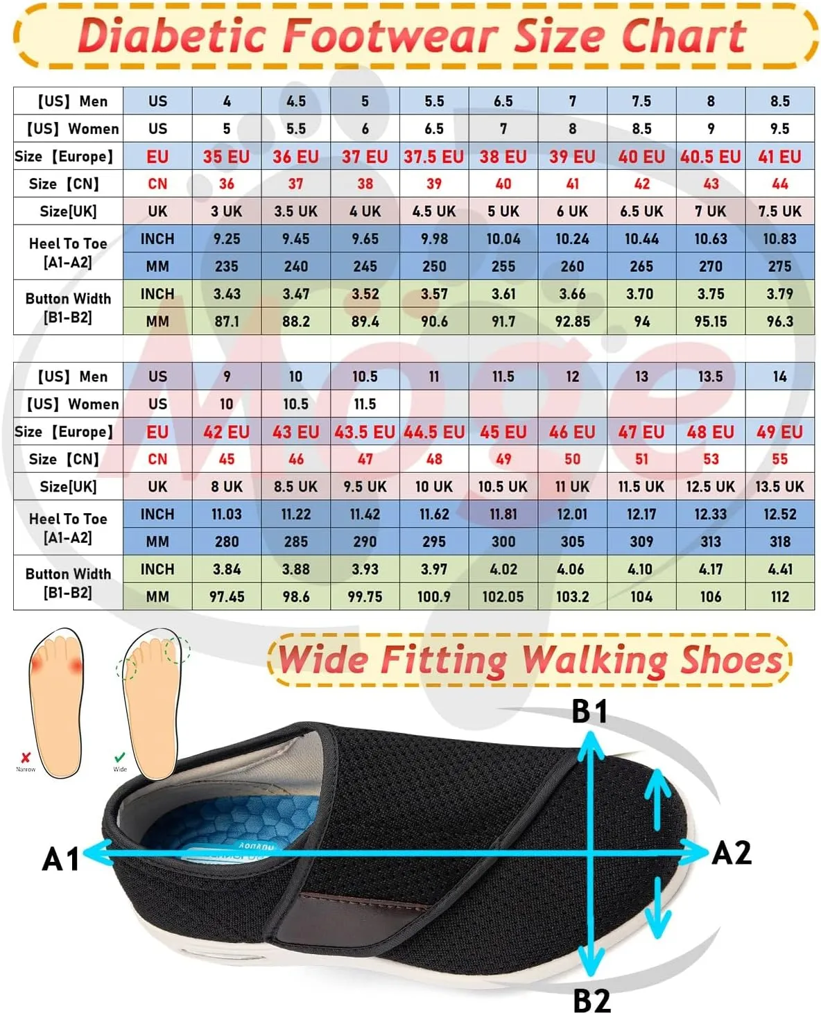 Men's Casual Shoes Slip On Lightweight Sneakers Walking Shoes Lightweight Loafer Slip On Boat Wide Fit Trainers Men with 3 Pairs Insoles Replacement for Elderly Swollen Feet