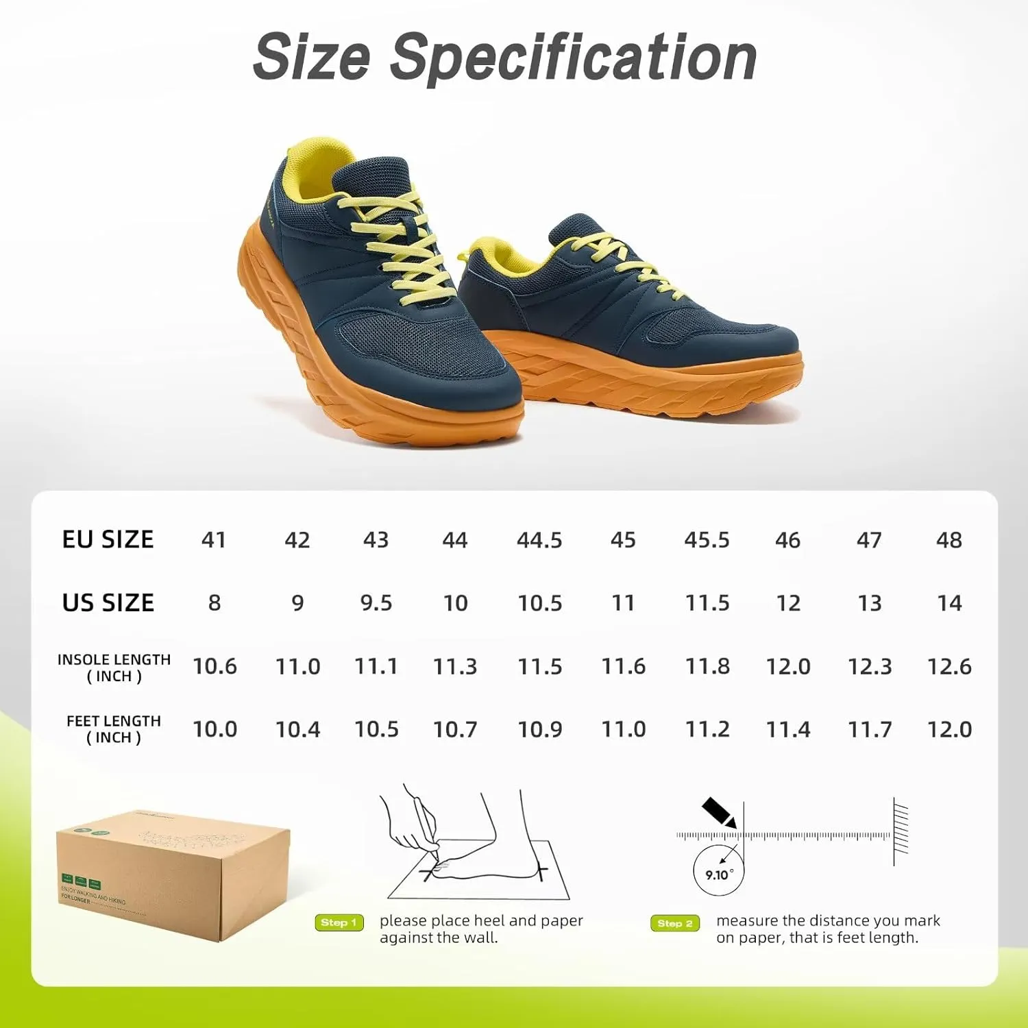 Men's Orthopedic Diabetic Wide Walking Shoes: Comfortable Arch Support Plantar Fasciitis Sports Running Sneakers, Casual Swollen Bunion Work Tennis Shoes for Foot and Heel Pain Relief