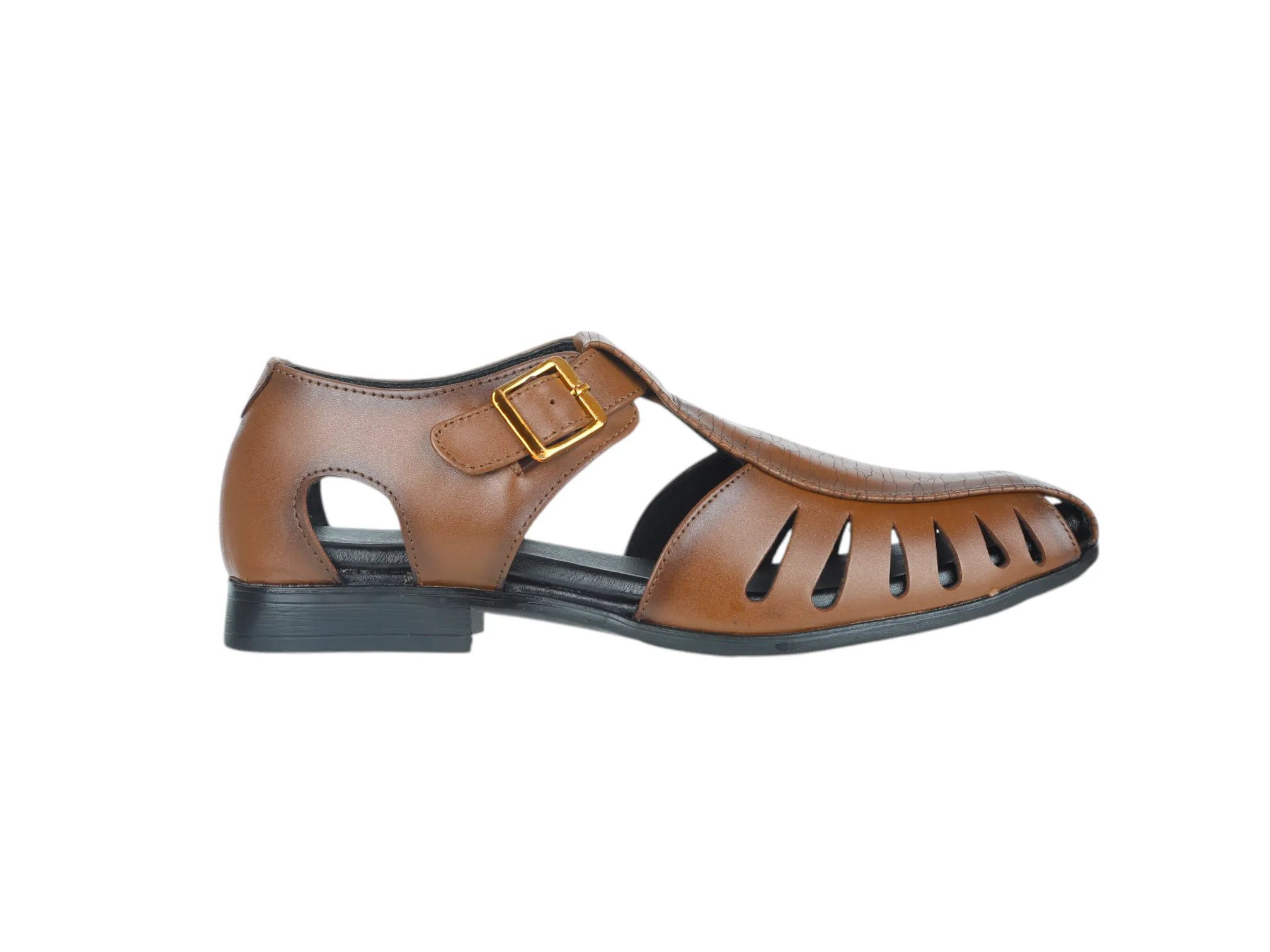 Mens Premium leather fisherman sandal 910509