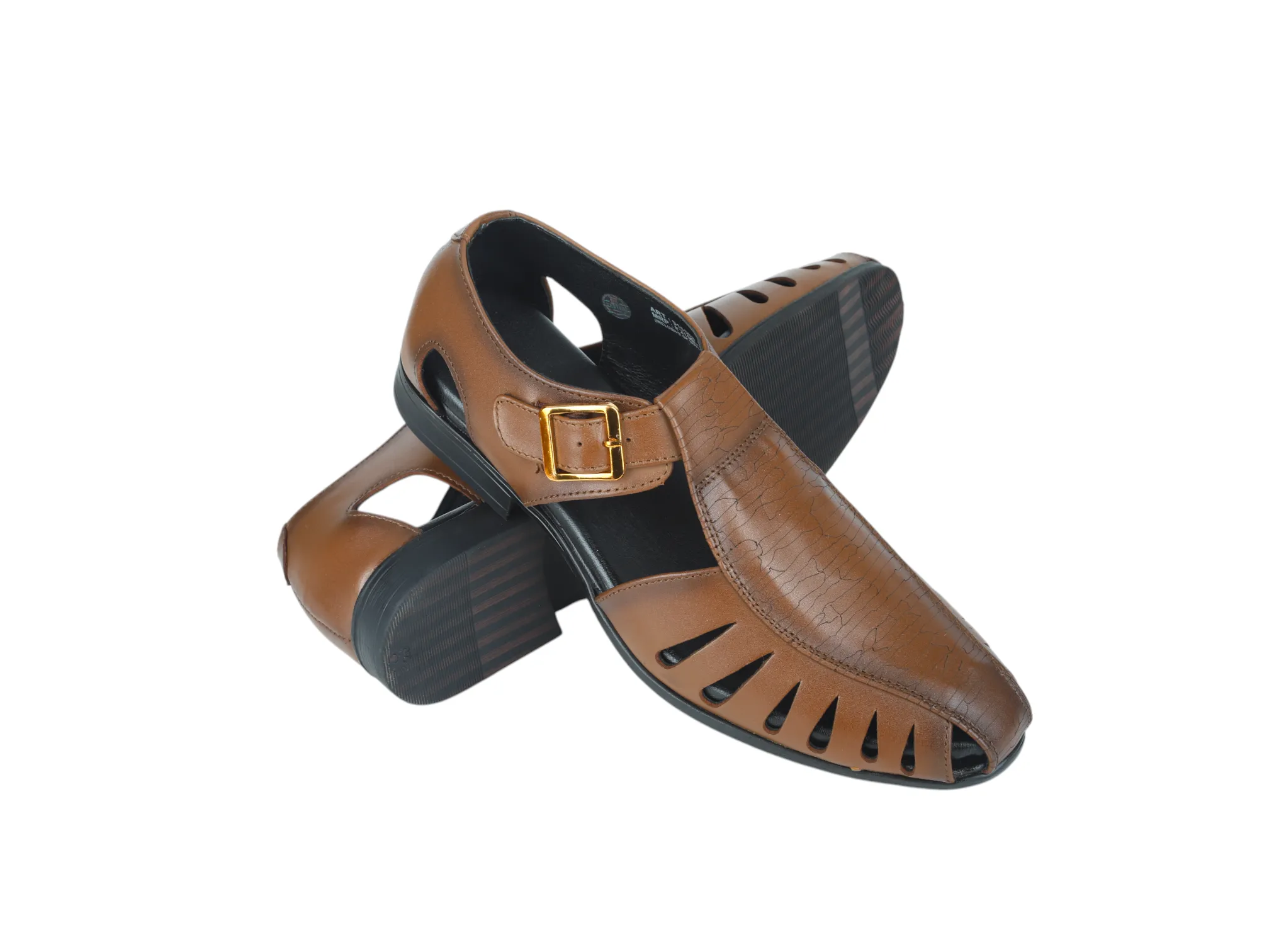 Mens Premium leather fisherman sandal 910509