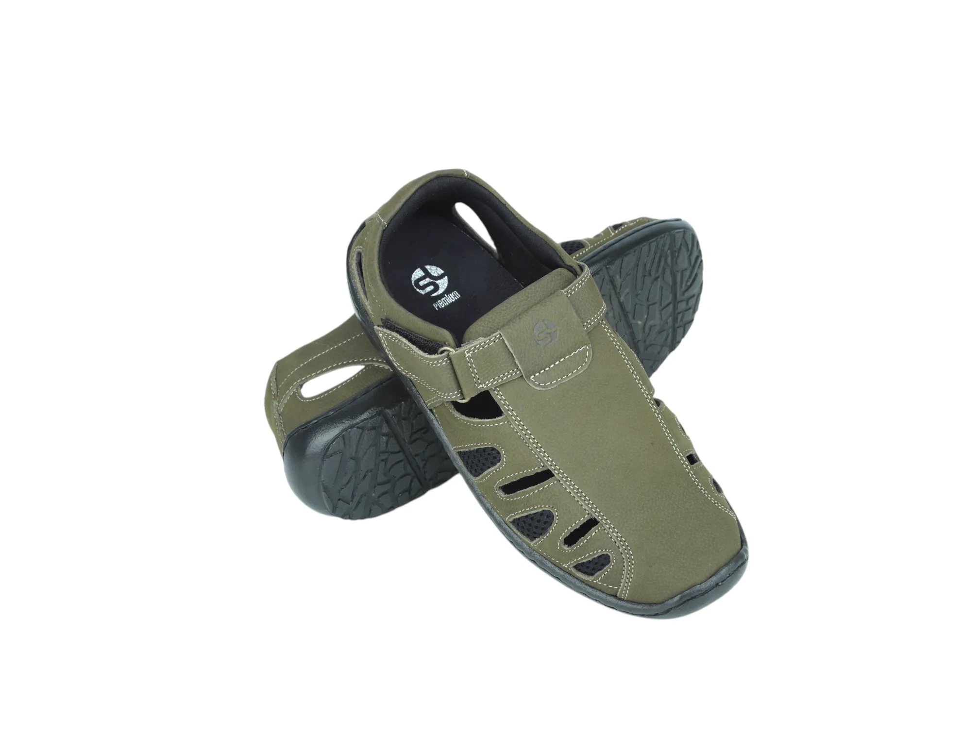 Mens Premium leather fisherman sandal 93231