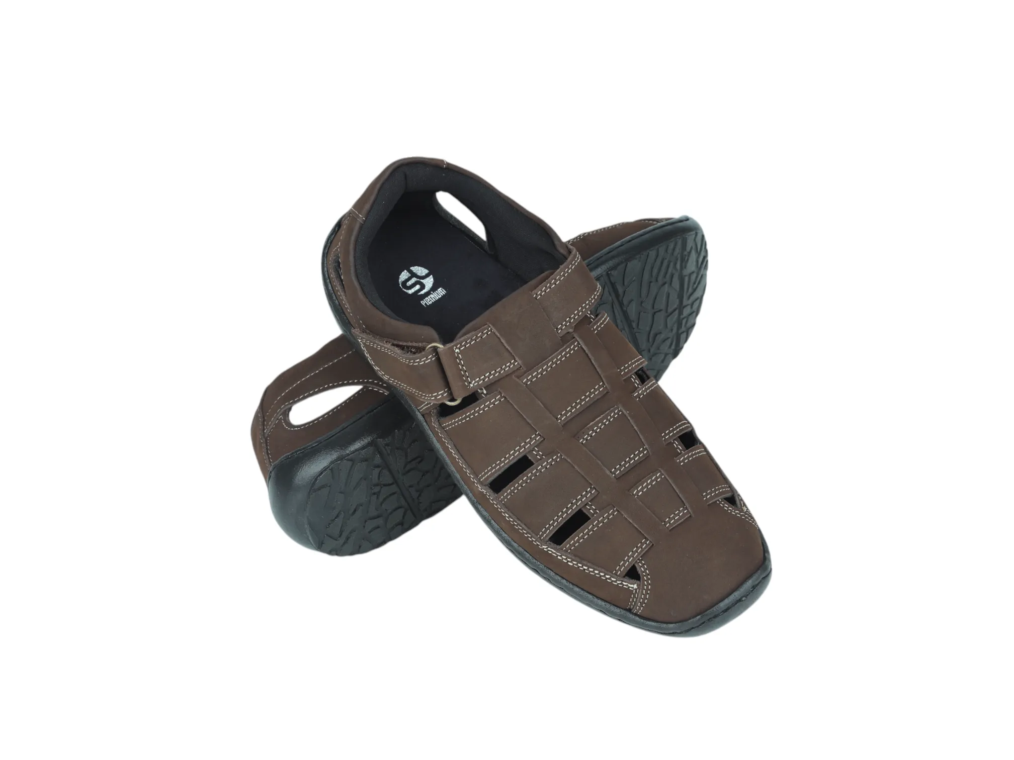 Mens Premium leather fisherman sandal 93233