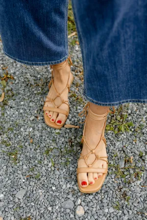 Miller Lace Up Sandals
