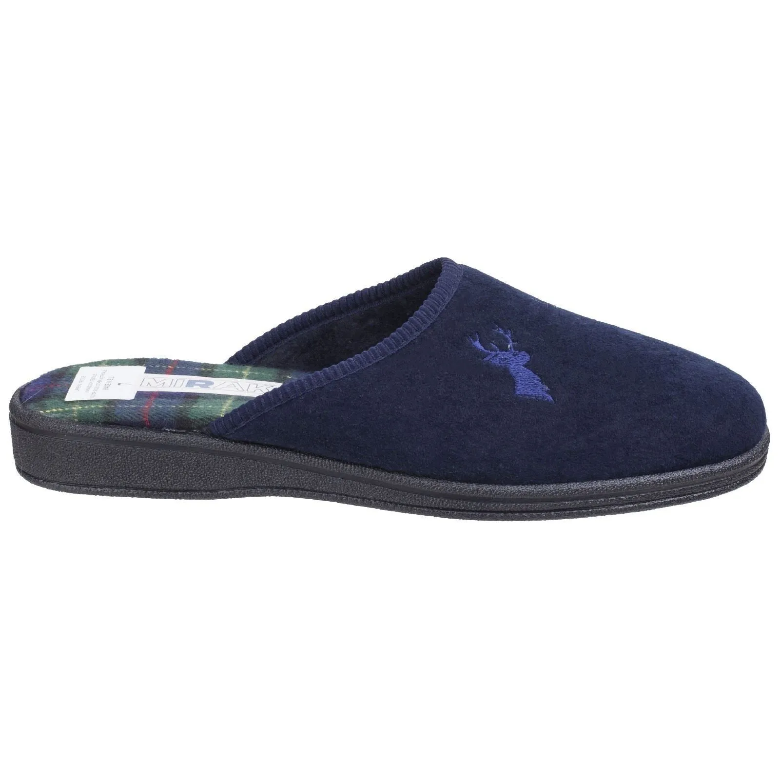 Mirak Men Slipper - Buck in Navy, 6-12