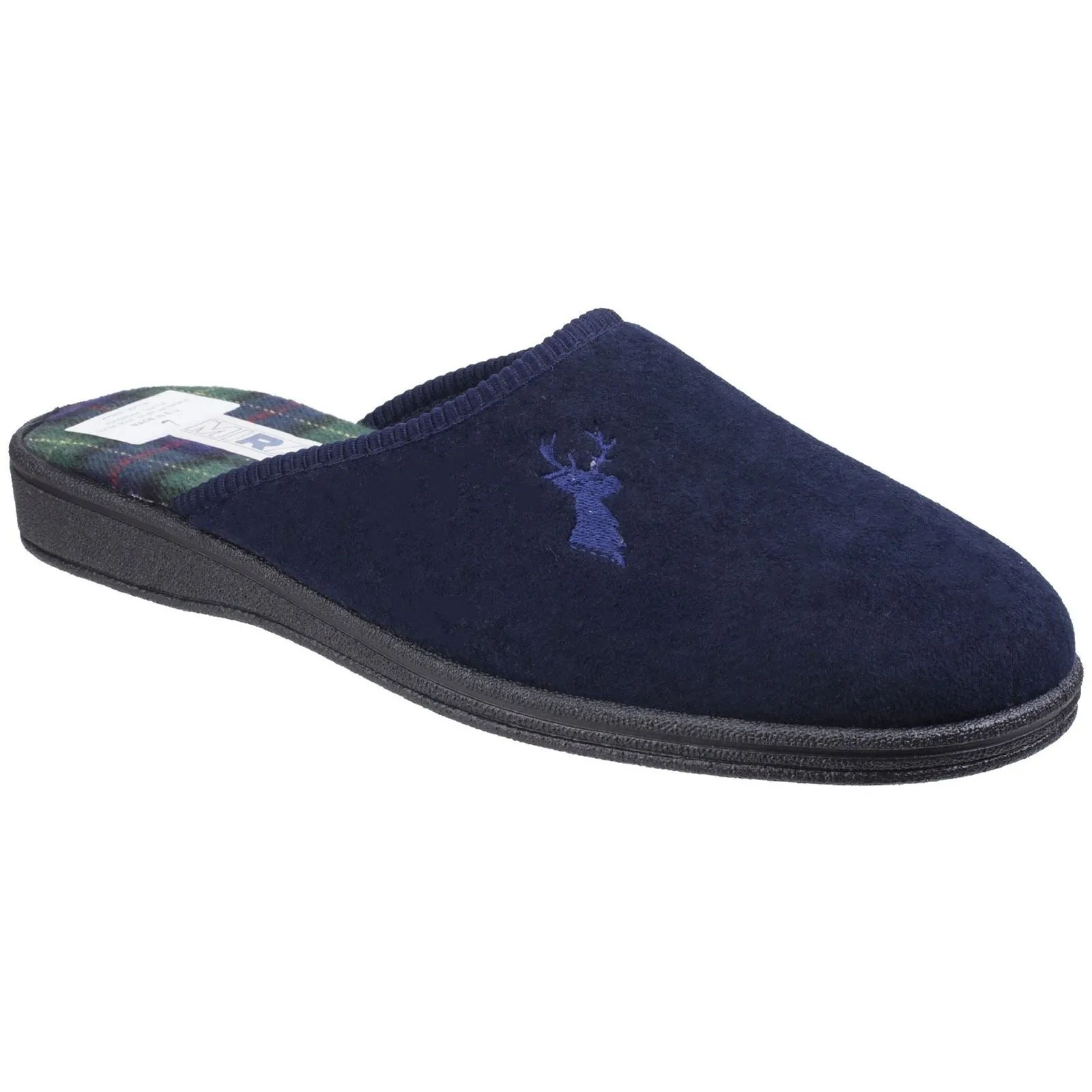 Mirak Men Slipper - Buck in Navy, 6-12