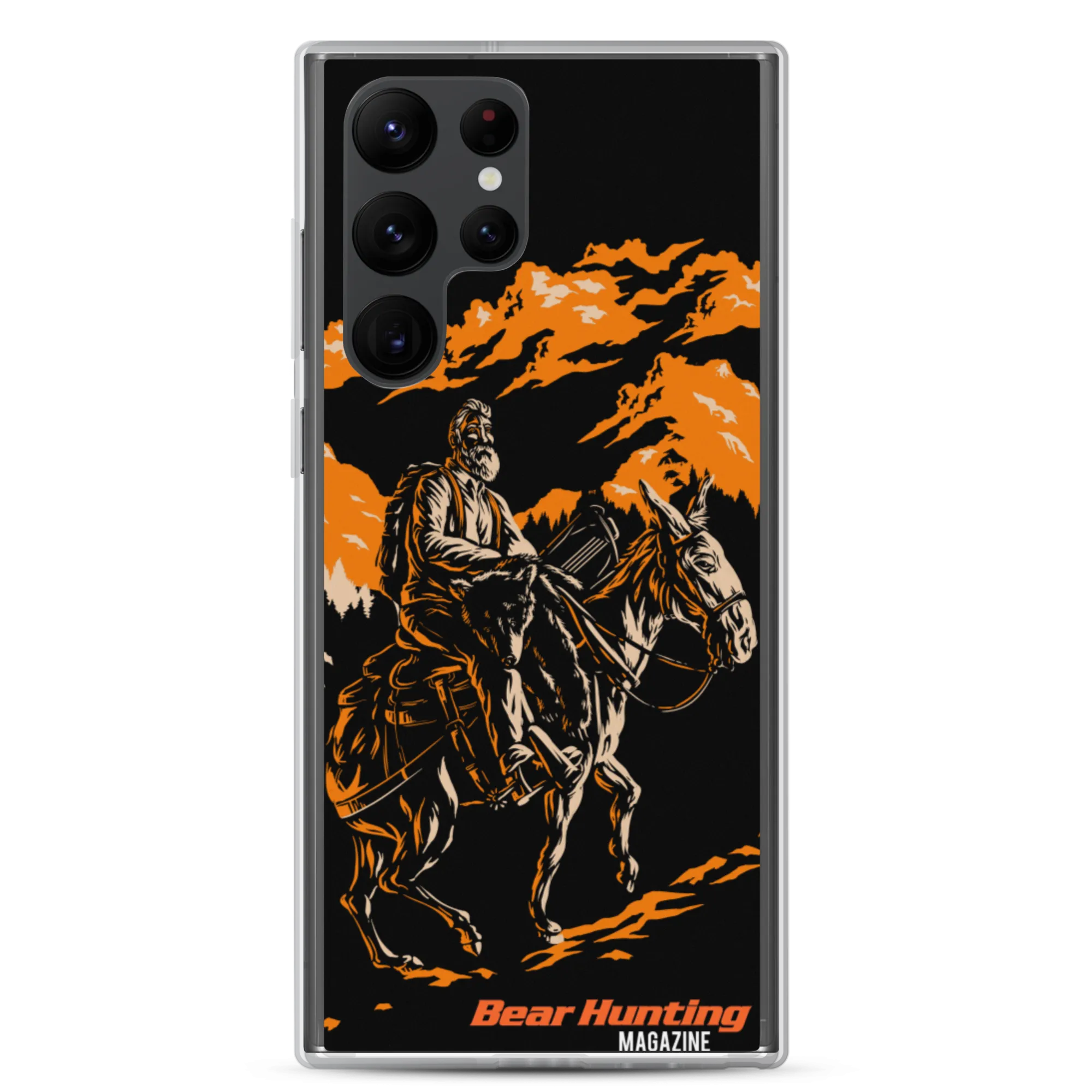 Mule Riding Bear Hunter Samsung Case
