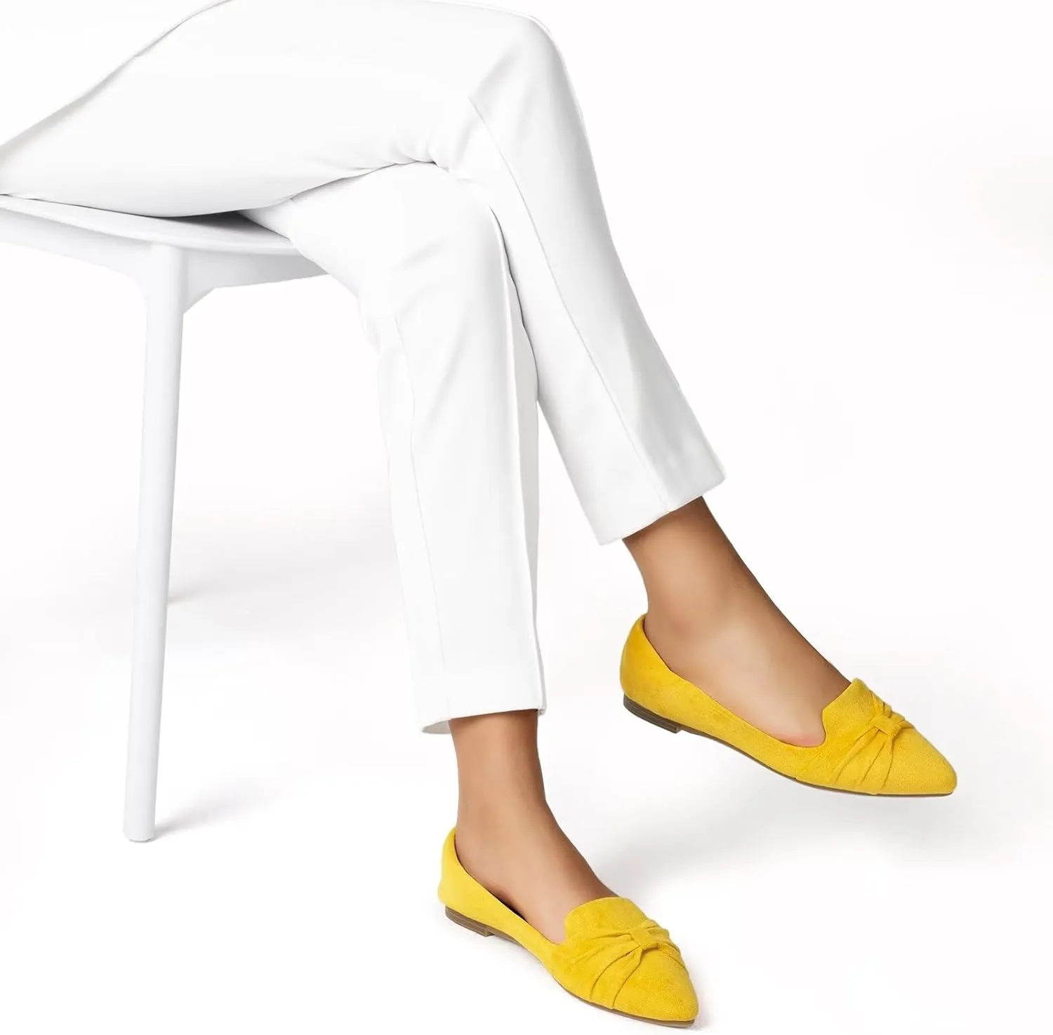MUSSHOE Flat Shoes Women Comfortable Slip on Women's Flats Dress Shoes for Women
