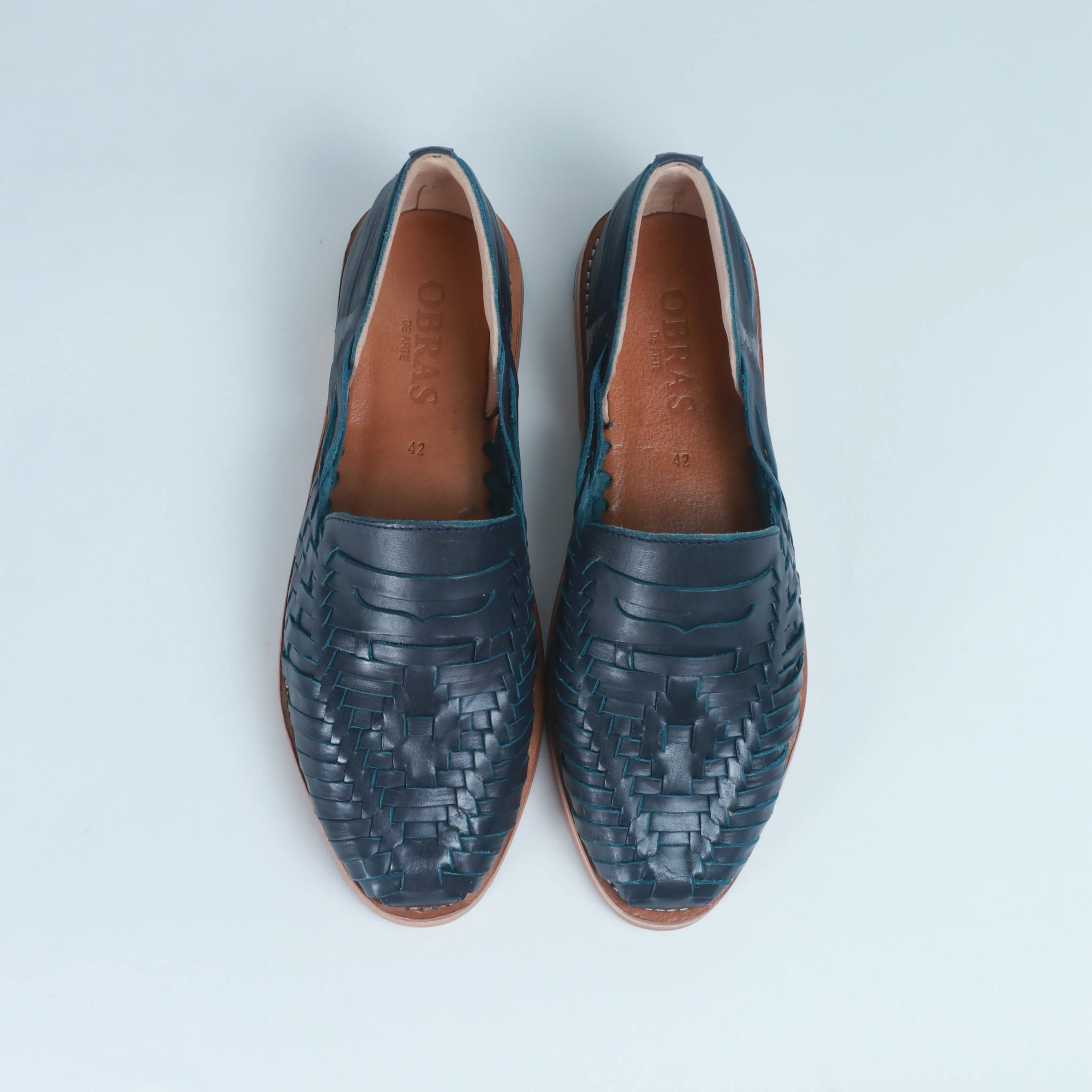 Navy Leather Sebastian Loafer