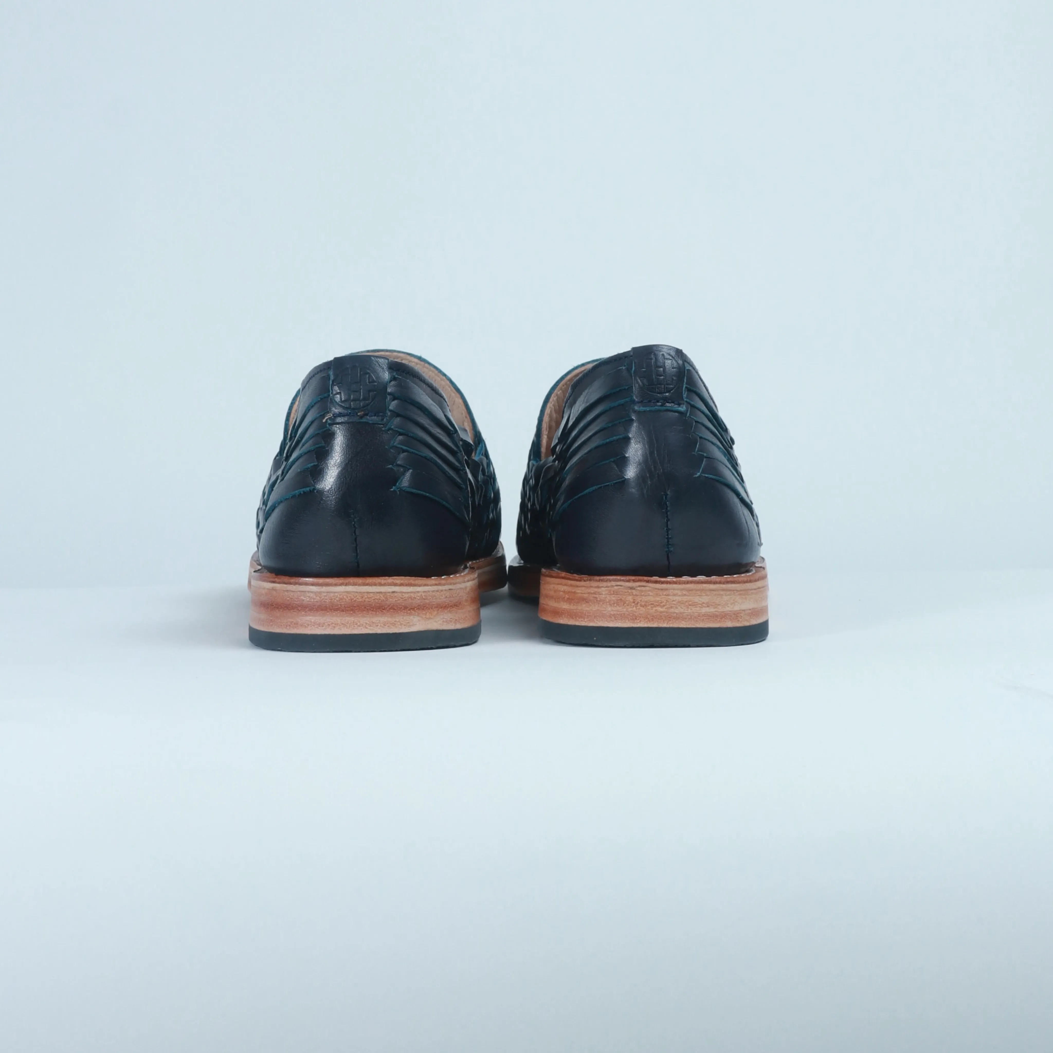 Navy Leather Sebastian Loafer