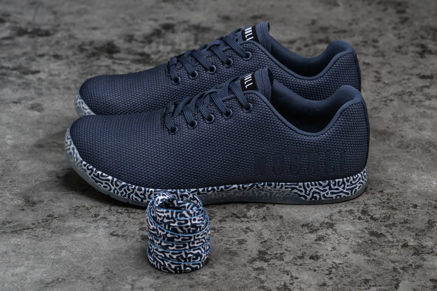 NAVY SQUIGGLE TRAINER (WOMEN'S)