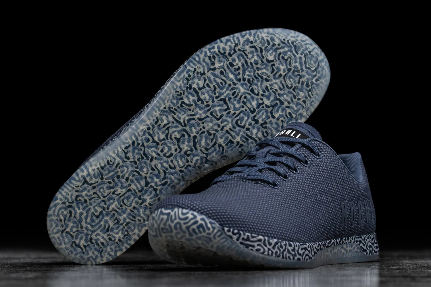 NAVY SQUIGGLE TRAINER (WOMEN'S)