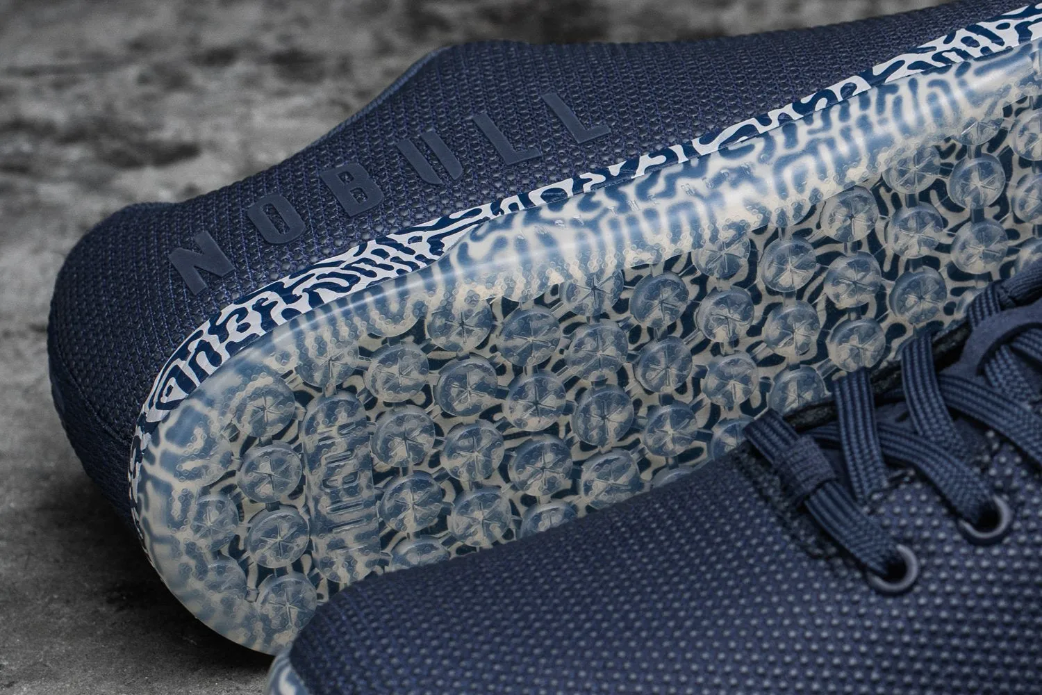 NAVY SQUIGGLE TRAINER (WOMEN'S)