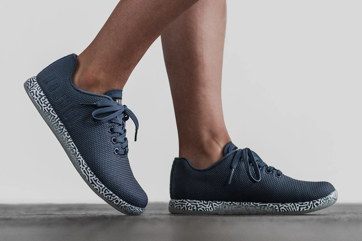 NAVY SQUIGGLE TRAINER (WOMEN'S)