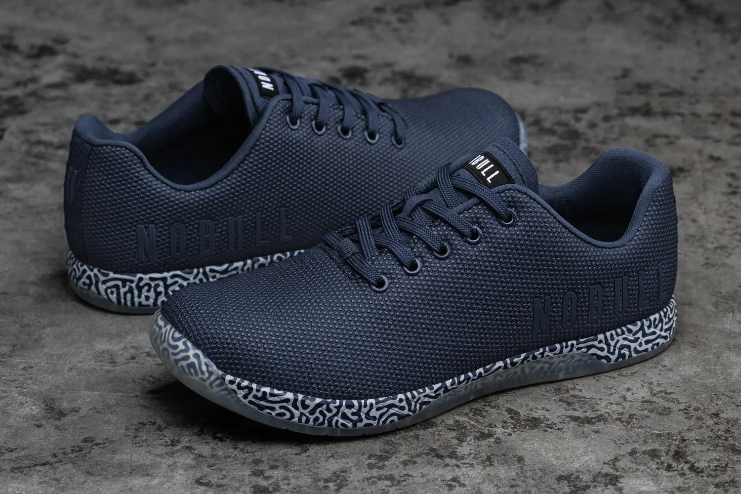 NAVY SQUIGGLE TRAINER (WOMEN'S)