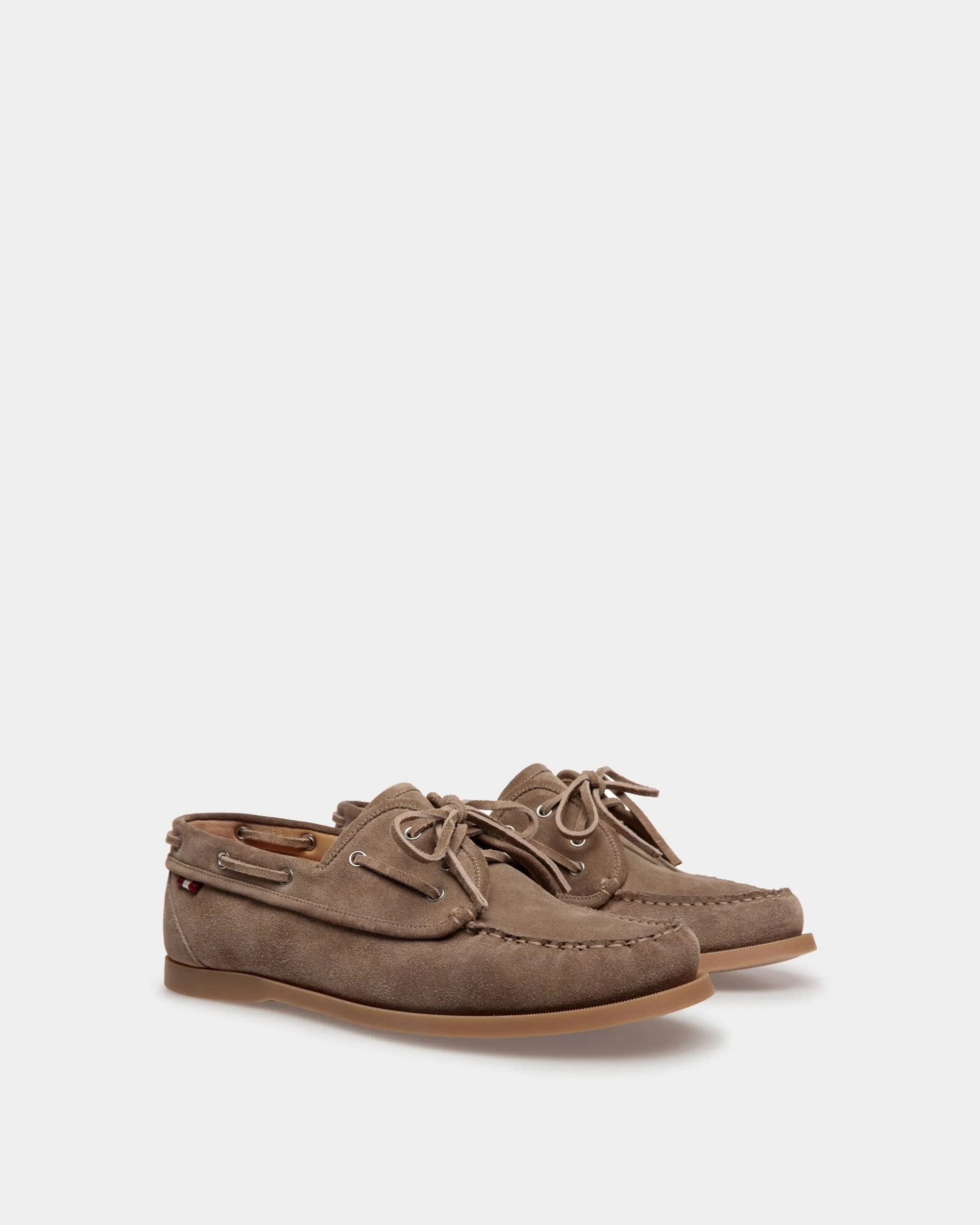 Nelson Loafer in Beige Suede Leather