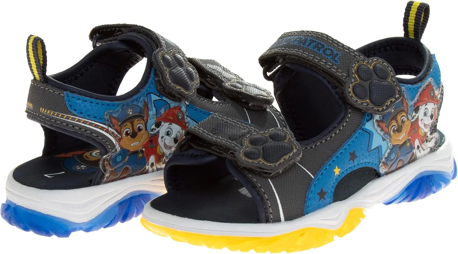 Nickelodeon Paw Patrol Sandals LED Light Up Chase Marshall Water Shoes (Toddler/Little Kid)