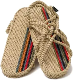 Nomadic State of Mind Woodstock Sandal - Handmade Rope Shoes – Machine Washable – Comfortable, Colorfast & Lightweight – Vegan Friendly – for Women & Men