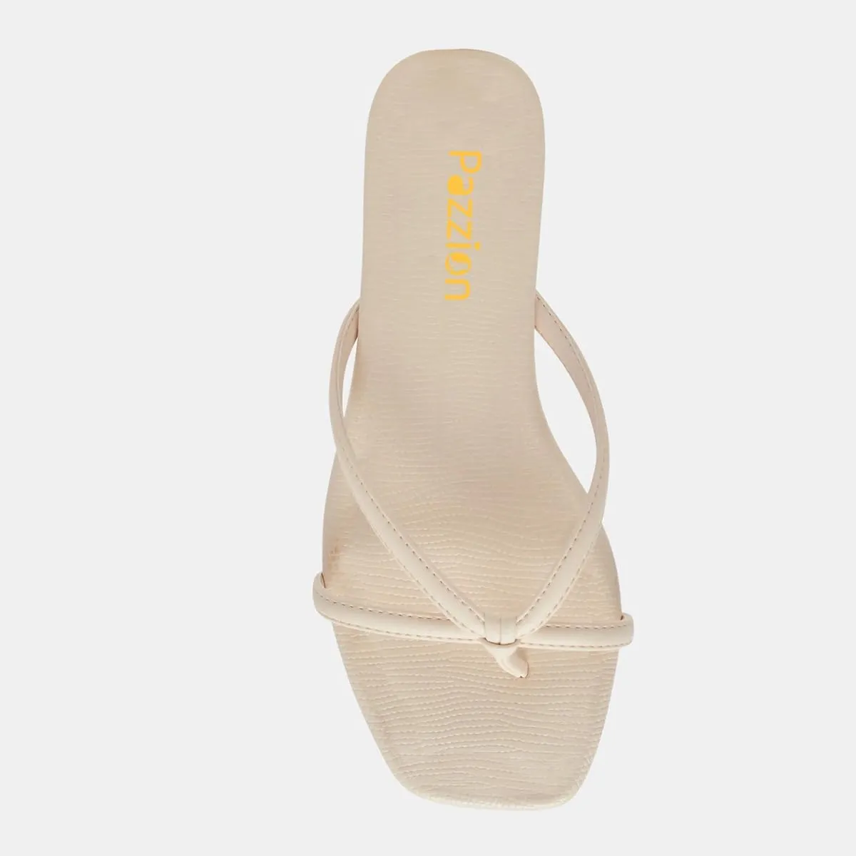 Pazzion Women Square Open Toe Flats Sandals Slip On Backless Flip Flops Dressy Beach Daily Slides Shoes Size 4-16 US