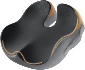 ProtoArc Seat Cushion for Tailbone Pain Relief, Office Chair Cushion, Ergonomic Memory Foam Seat Cushion for Home, Car, Pressure Relief Pad for Hip, Coccyx, All Day Comfort - Black&Gray
