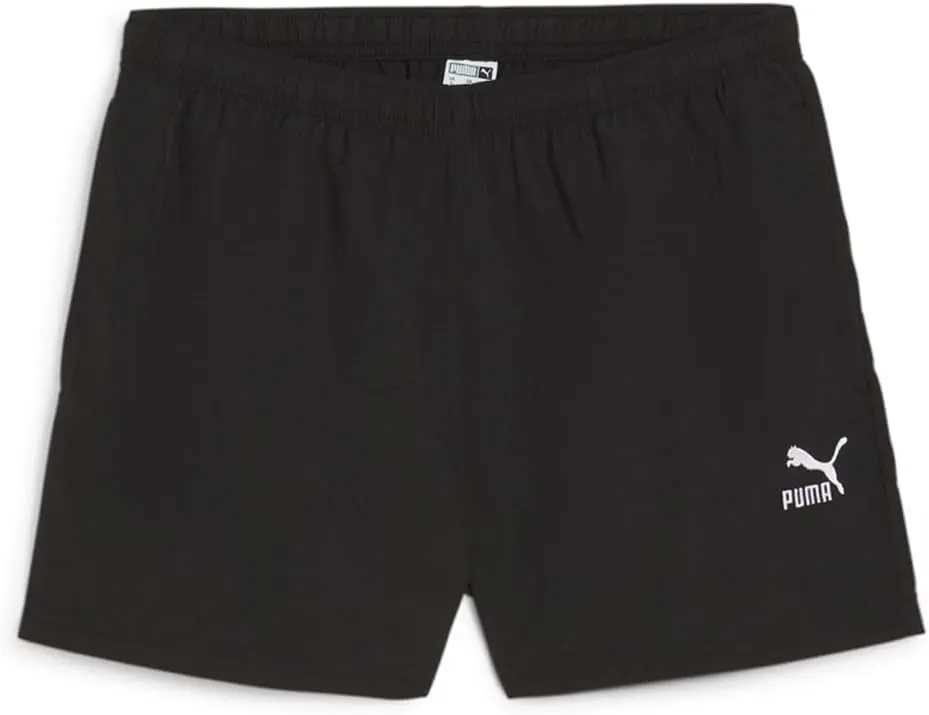 PUMA - Womens Classics A-Line Shorts Wv, Color Black, Size: XX-Small