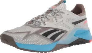 Reebok Men's Nano X2 Tr Adventure Cross Trainer, Pure Grey/Trek Grey/Radiant Aqua, 9.5