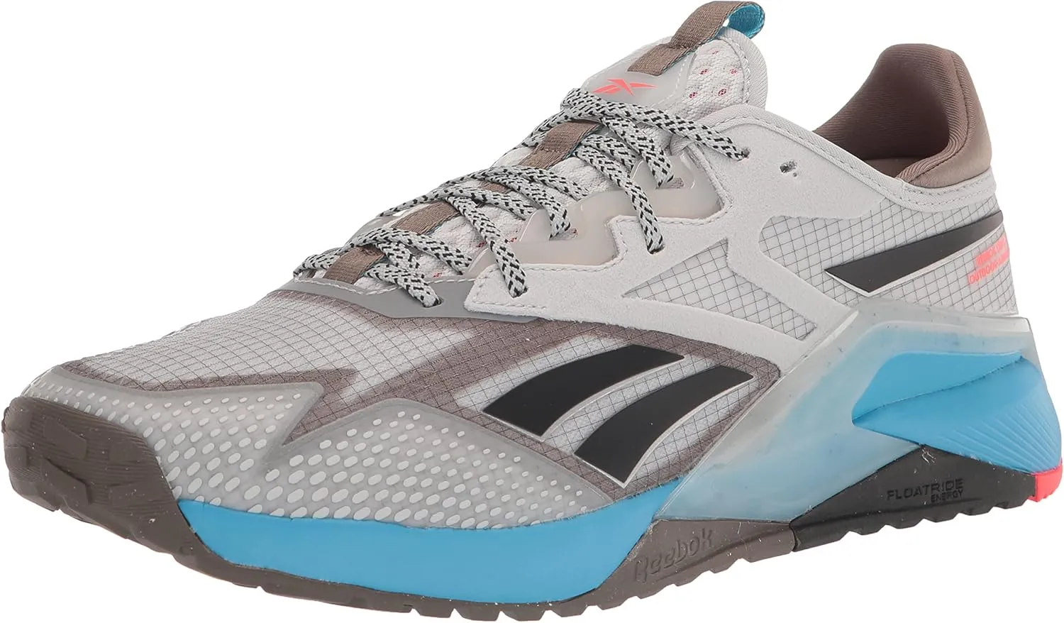 Reebok Men's Nano X2 Tr Adventure Cross Trainer, Pure Grey/Trek Grey/Radiant Aqua, 9.5