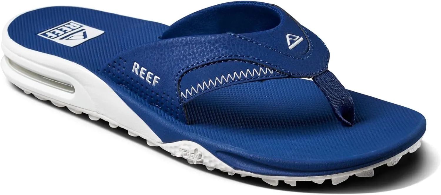 REEF Fanning Pregame Men's Bottle Opener Flip Flop, Arch Support, Durable Outsole, Water Friendly