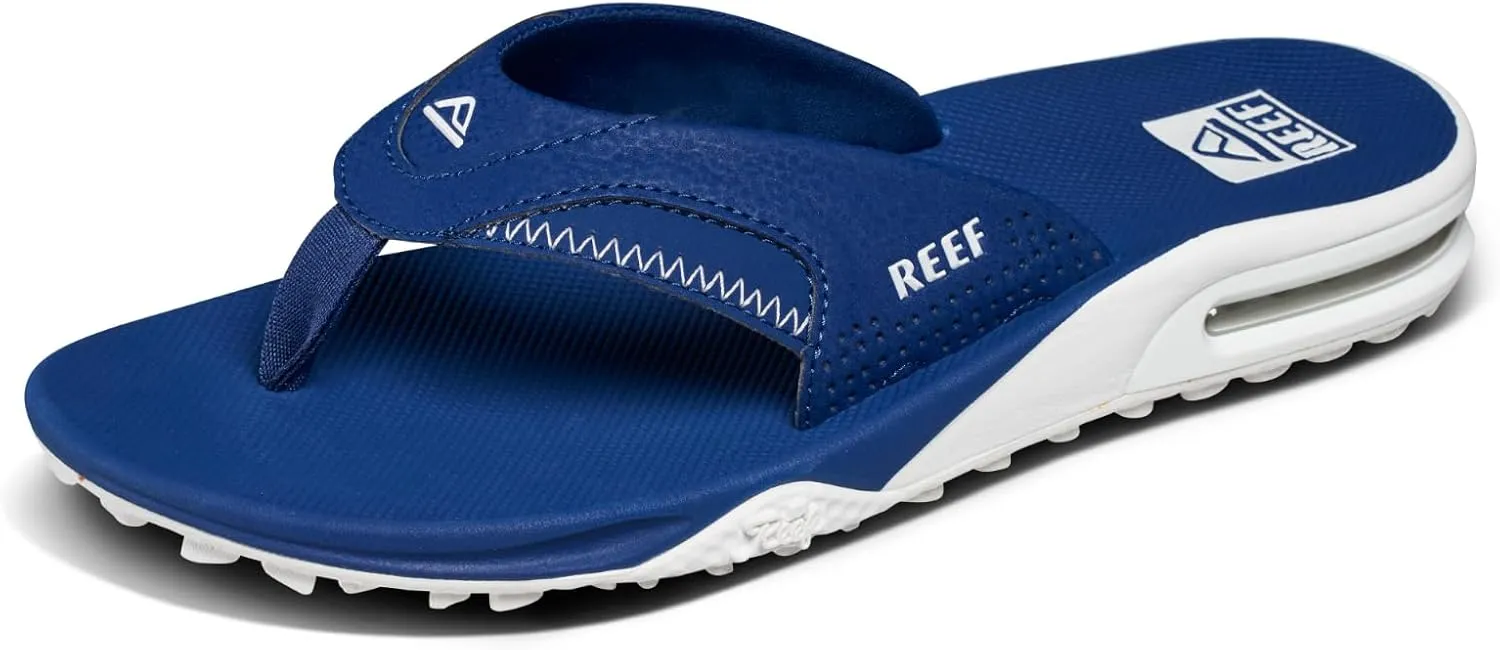 REEF Fanning Pregame Men's Bottle Opener Flip Flop, Arch Support, Durable Outsole, Water Friendly