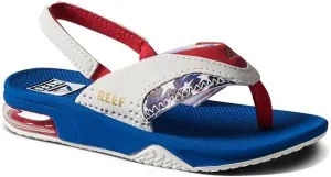 REEF Toddler/Little Kid Fanning Flip Flop, Arch Support, Durable Outsole, Water Friendly, Backstrap