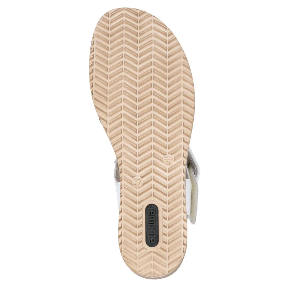 Remonte Jerilyn 53 White Leather Sandal (Women's)