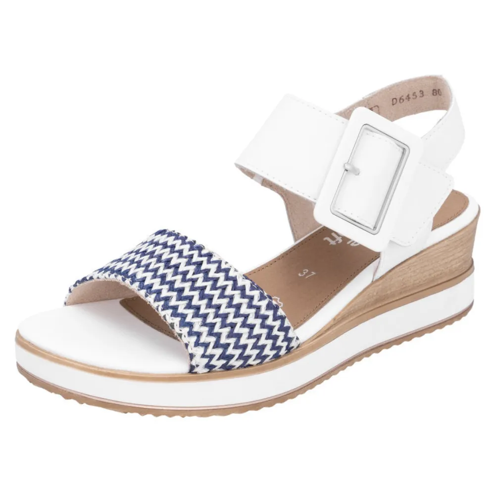 Remonte Jerilyn 53 White Leather Sandal (Women's)