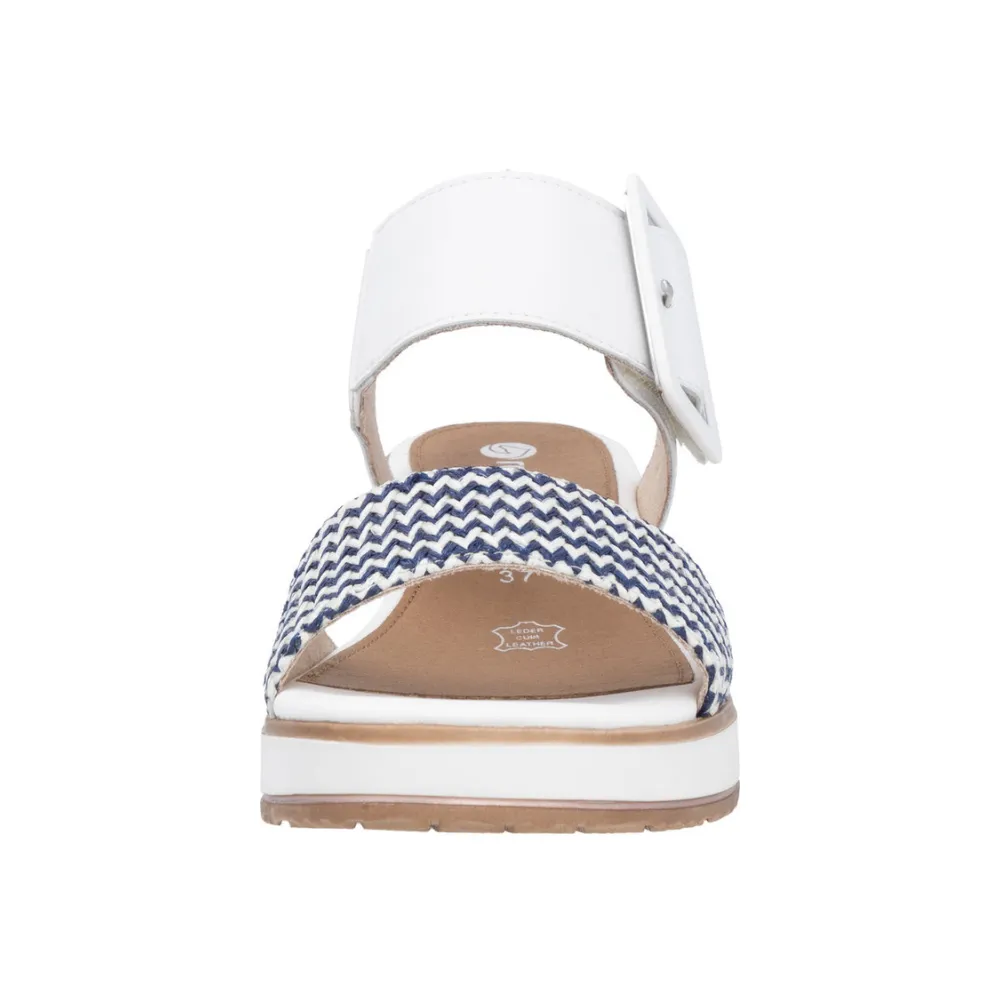 Remonte Jerilyn 53 White Leather Sandal (Women's)
