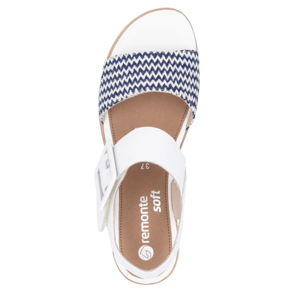 Remonte Jerilyn 53 White Leather Sandal (Women's)