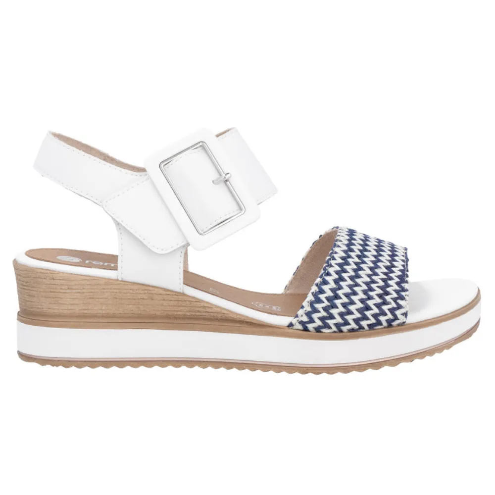 Remonte Jerilyn 53 White Leather Sandal (Women's)