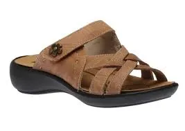 Romika Ibiza 99 Sandal in Camel, Dark Blue & Black