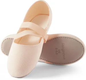 SANGEESON Ballet Shoes for Women(Leather Full Sole, Arch Support, Breathable), Jazz Shoes, Ballerina Shoes, Dance Shoes Women for Beginner
