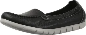 SAS Sunny Elasticized Comfort Loafer 11.5 Narrow Black