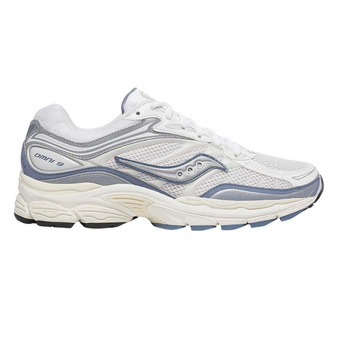 Saucony Progrid Omni 9 in Ivory/Blue