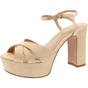Schutz Women's Keefa Sandal, Natural/Light Wood, 8.5