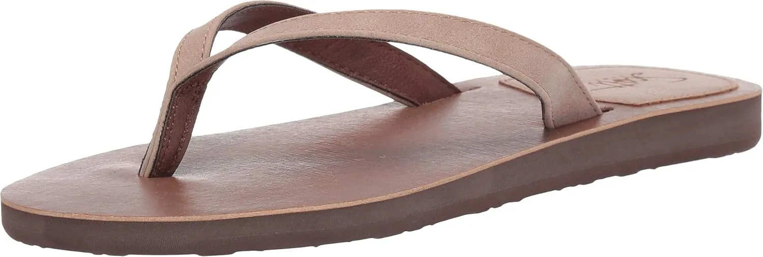 Scott Hawaii Women's Mohala | Vegan Leather Sandal | Narrow Width | Flat Heel | All Day Comfort Flip Flop