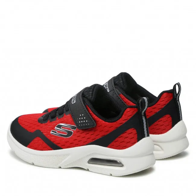 SKECHERS Boys Microspec Max Trainer - Red/Black